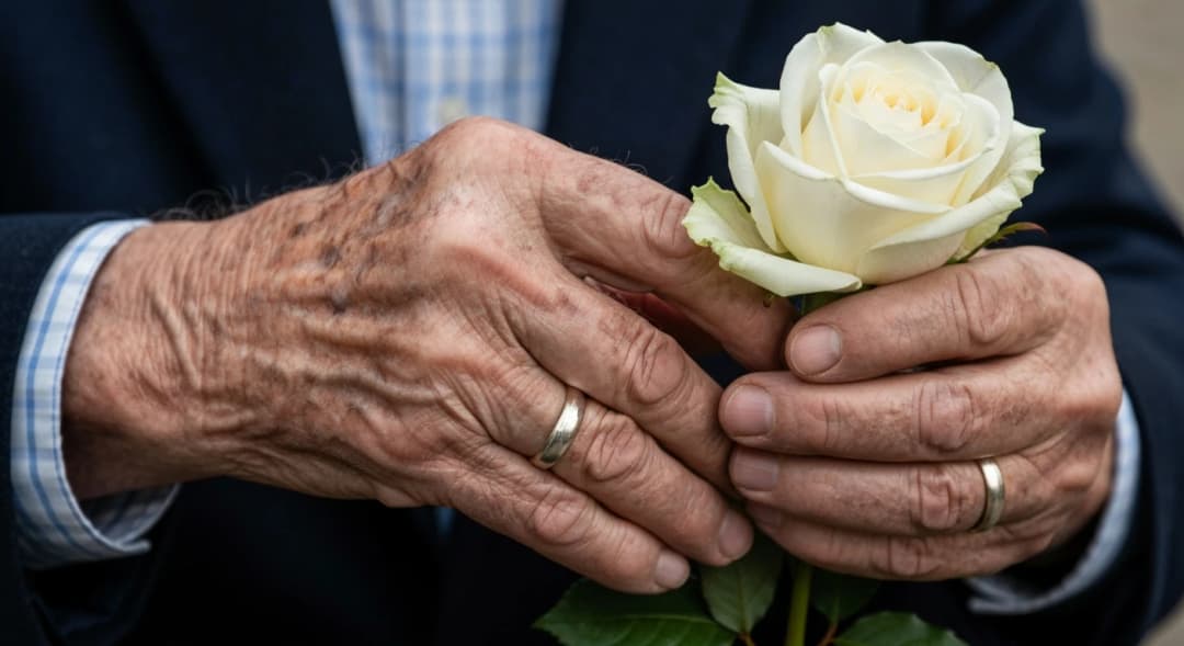 Couple de seniors consultant les documents d'une assurance obsèques